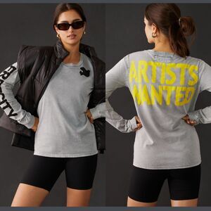 FREECITY ARTISTS WANTED Vintage Long-Sleeve Tee - New XS